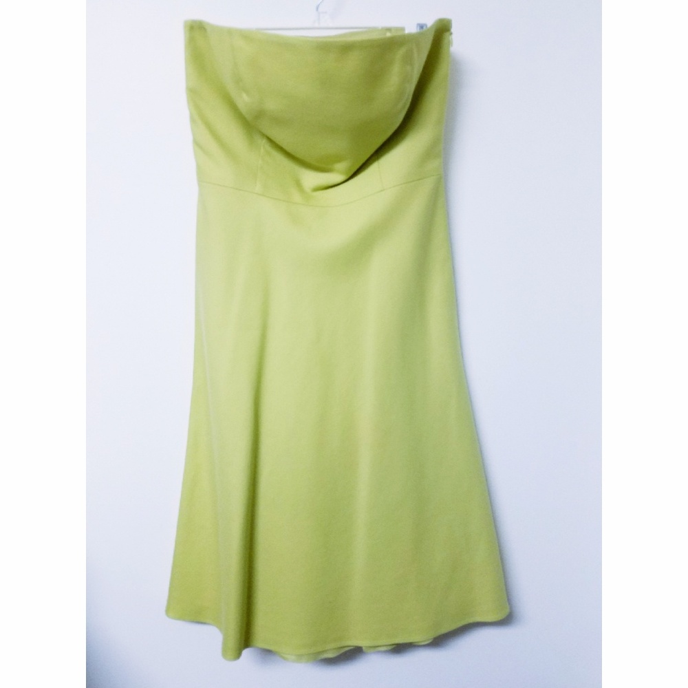 Ann Taylor Apple Green Sleeveless A-Line Dress